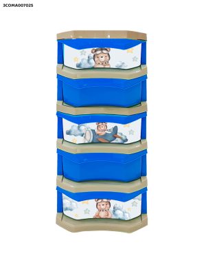 Cajonera de plástico Osito Aviador