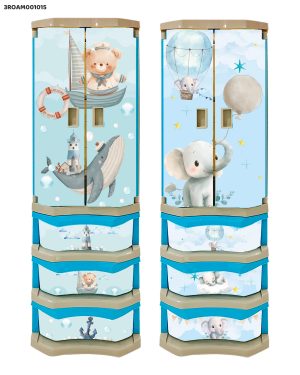 Ropero de plástico Marinerito/Blue Fanty