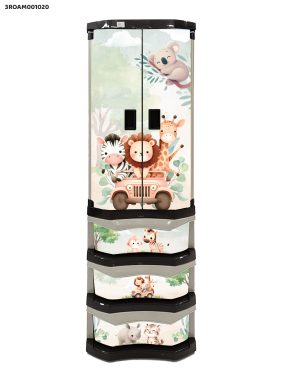 Ropero de plástico Baby Zafari