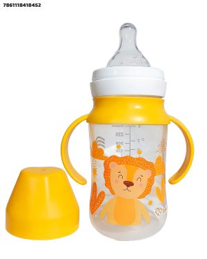 Biberón con agarradera