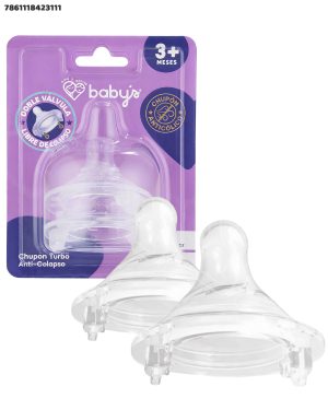 Tetina Baby's 3+ meses Cuello ancho